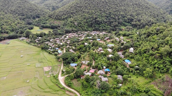 Ban Pha Dan village Thailand 1 W