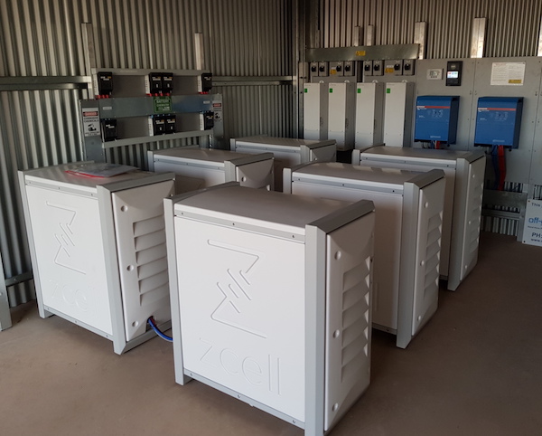 Redflow's largest residential install - six ZCells in Queensland