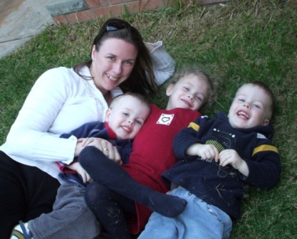 Sheree Hyde with her children